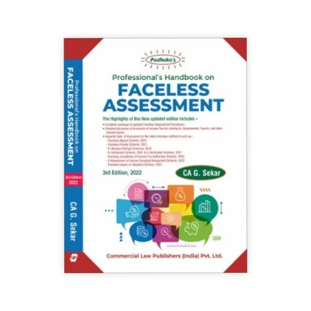 CA G. Sekar's Professional's Handbook on Faceless Assessment