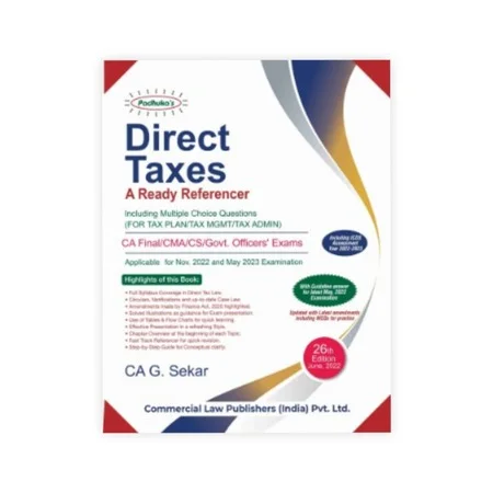 CA G. Sekar's Direct Taxes