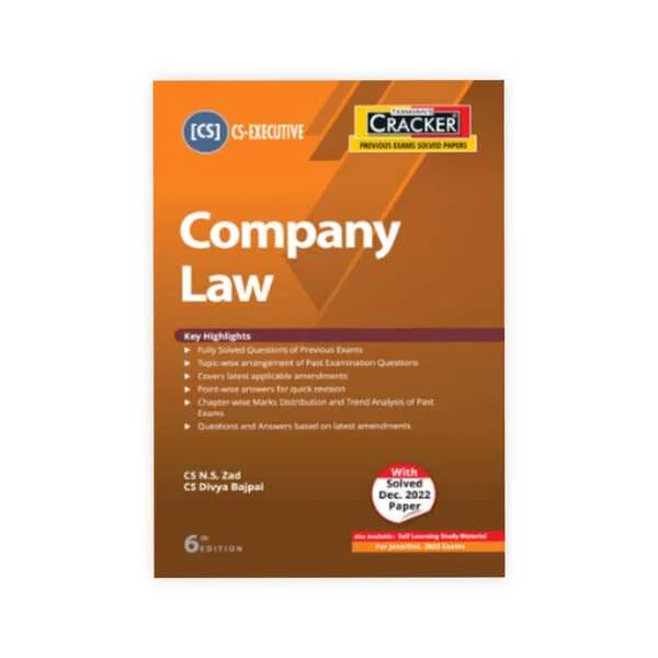 CS N.S. Zad and CS Divya Bajpai's Company Law