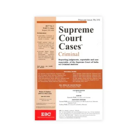 Supreme Court Cases (Criminal) - 2022 Annual Subscription