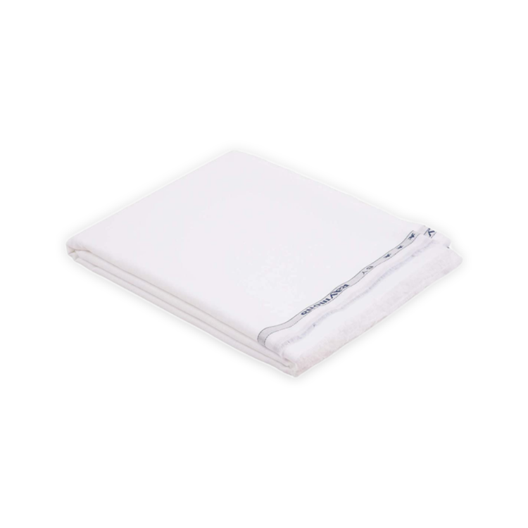 White Formal 1.25 m Unstitched Trouser Piece 