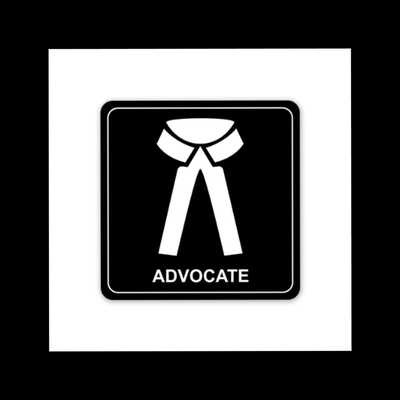 Advocate Car Sticker