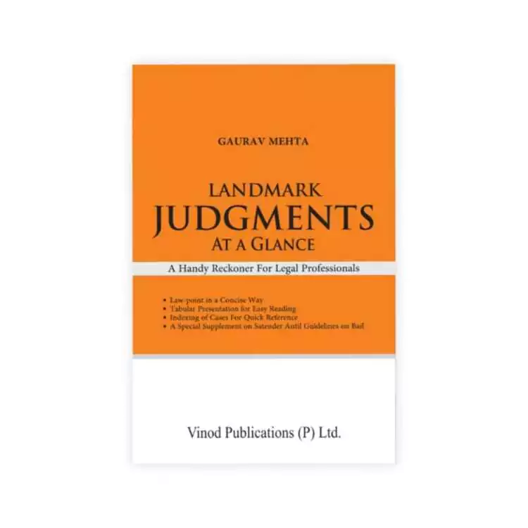 Gaurav Mehta's Landmark Judgements At A Glance