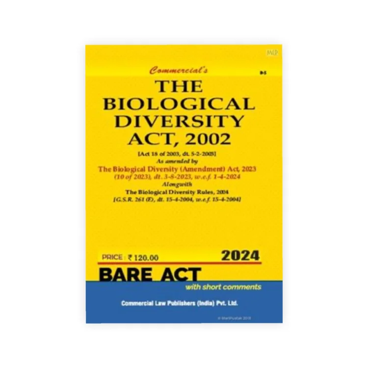 Commercial's Biological Diversity Act, 2002