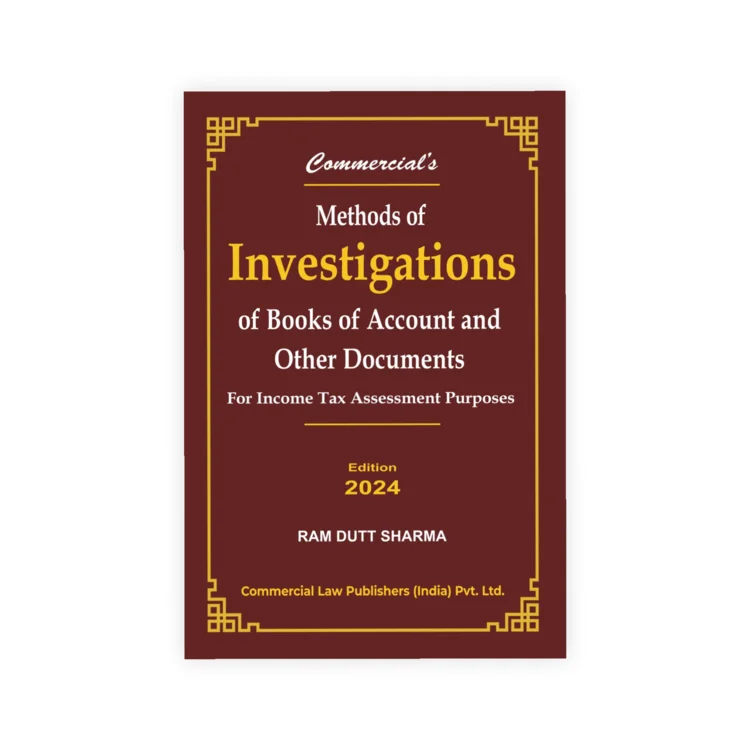 Ram Dutt Sharma'S Methods of Investigations of Books of Accounts and Other Documents