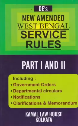 ASUTOSH MOOKERJEE De's New Amended West Bengal Service Rules