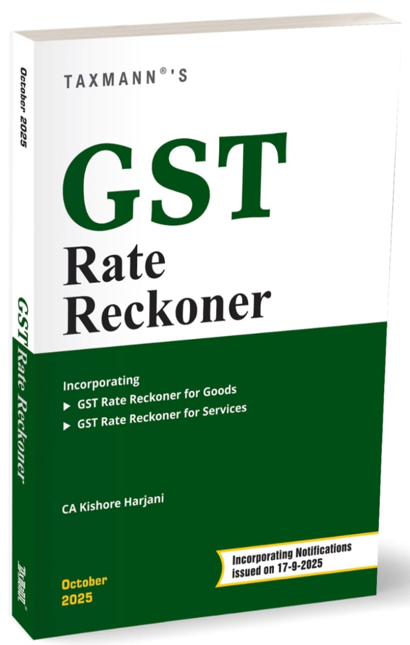 CA Kishore Harjani GST Rate Reckoner