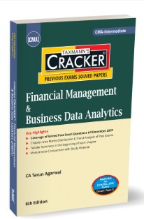 CA Tarun Agarwal Taxmann CRACKER  CMA Intermediate Financial Management & Business Data Analytics